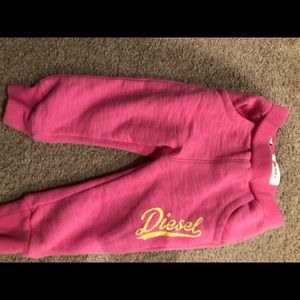 Diesel baby girl sweatpants 12 months